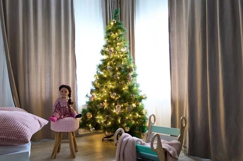 DECOLED LED svetelná reťaz ELSLN, 20 m, 100 teplých bielych LED diód, priehľadný kábel IP44, vrátane zdroja a diaľkového ovládania