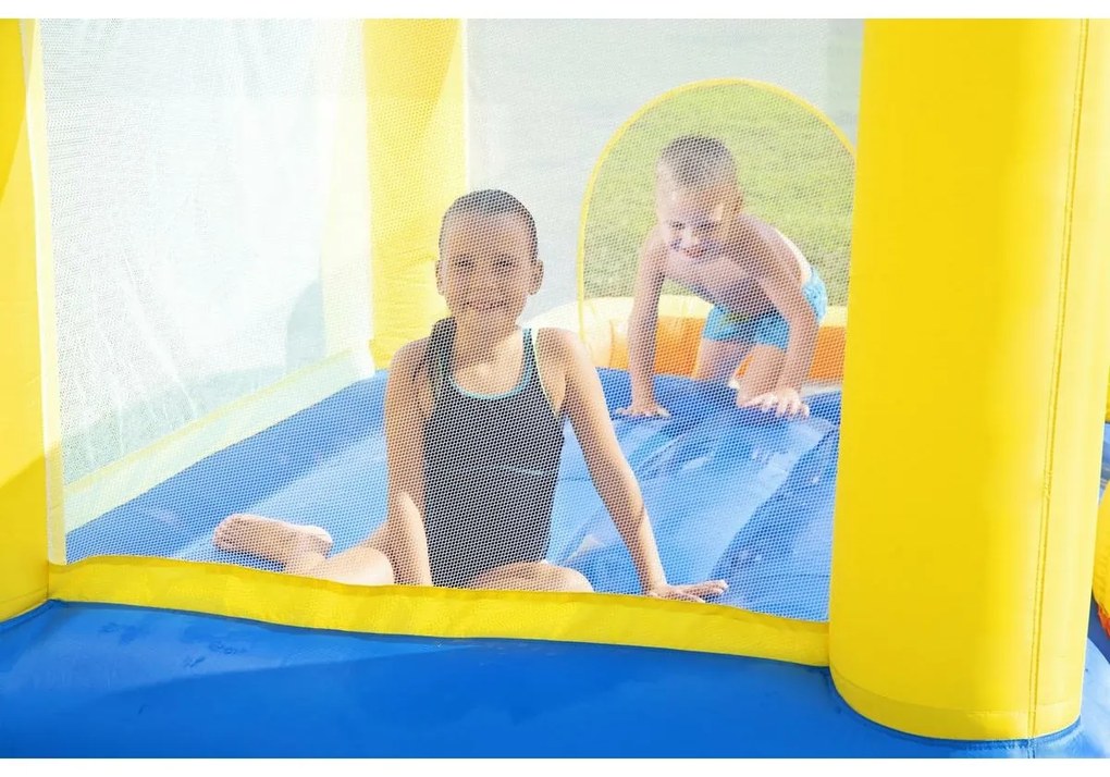 Bestway Nafukovacie vodné centrum s trampolínou Beach Bounce Water Park, 365 x 340 x 152 cm