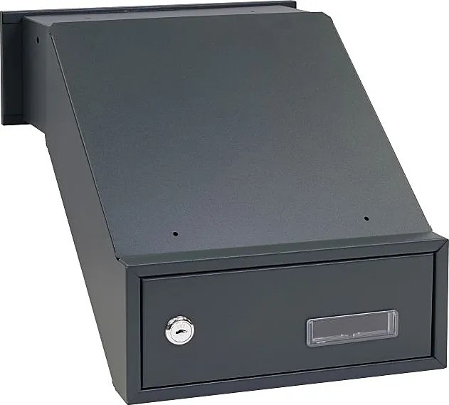 Poštová schránka RICHTER BK.38.AM na zamurovanie do stĺpika (antracit matný), RICHTER antracit matná