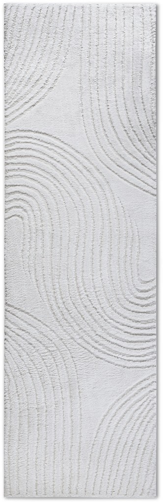 Behúň Gallery 106086 Cream z kolekcie Elle, 80x240, biela, obývacia izba, ELLE Decoration