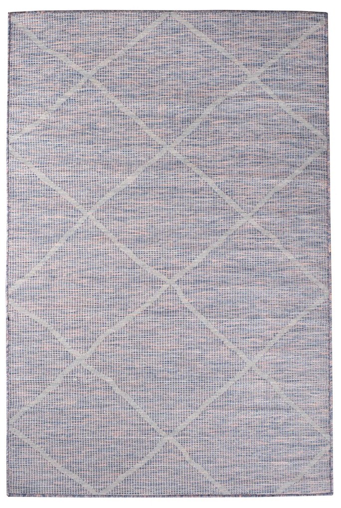 Dekorstudio Šnurkový koberec PALM 3075 - ružovomodrý Rozmer koberca: 80x150cm