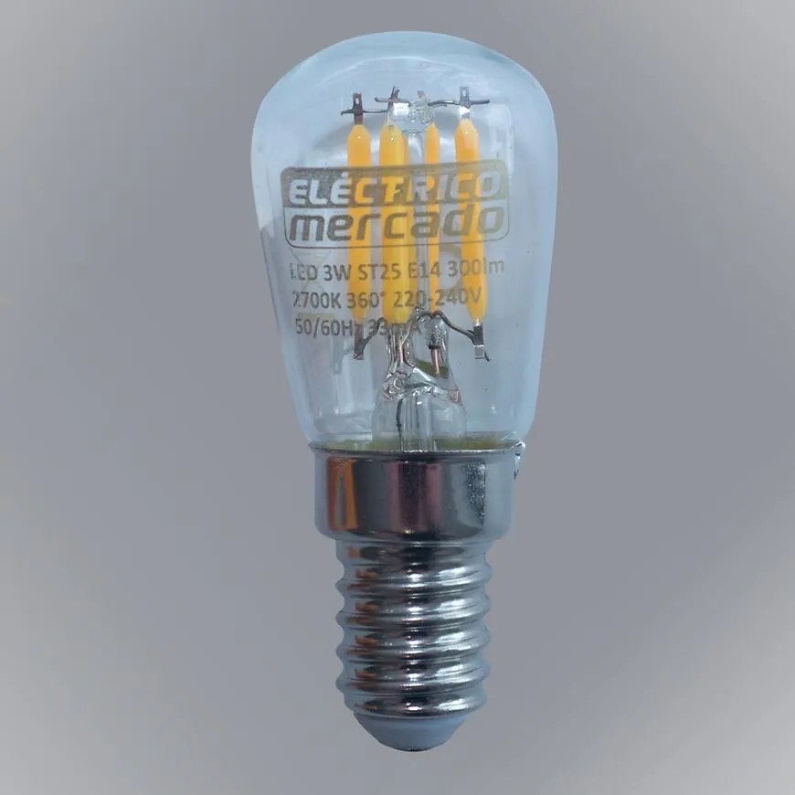 FL ST25 3W / 300LM E14 230V 2700K Žiarovka číra