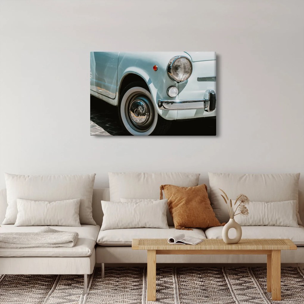 Obraz - Retro auto Fiat (90x60 cm)