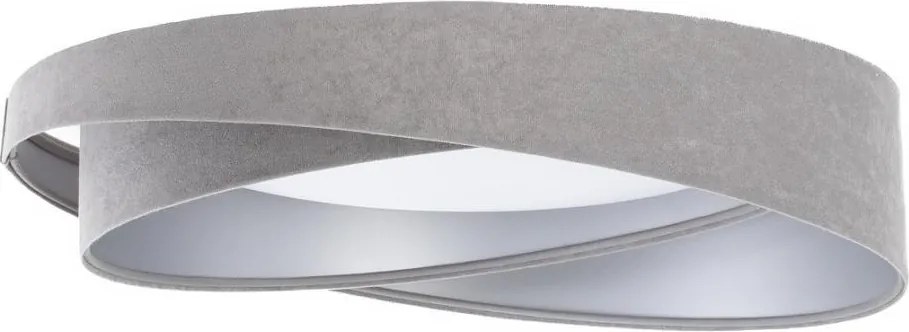 Stmievateľné LED stropné svietidlo SM. GALAXY M. LED/24W/230V pr. 55 cm sivá/strieborná + diaľkové ovládanie