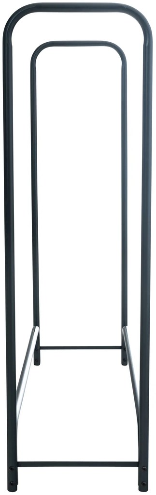 Stojan na palivové drevo Wilster 316789 - 120x120x36 cm, kov antracit