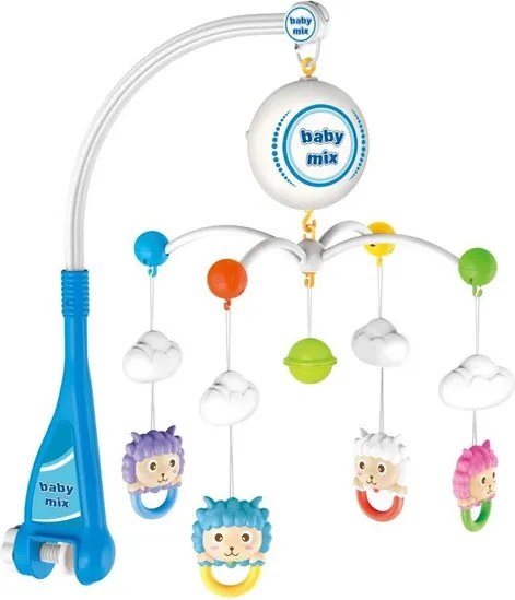 BABY MIX Nezaradené Elektrický kolotoč nad postieľku Baby Mix ovečky Multicolor |