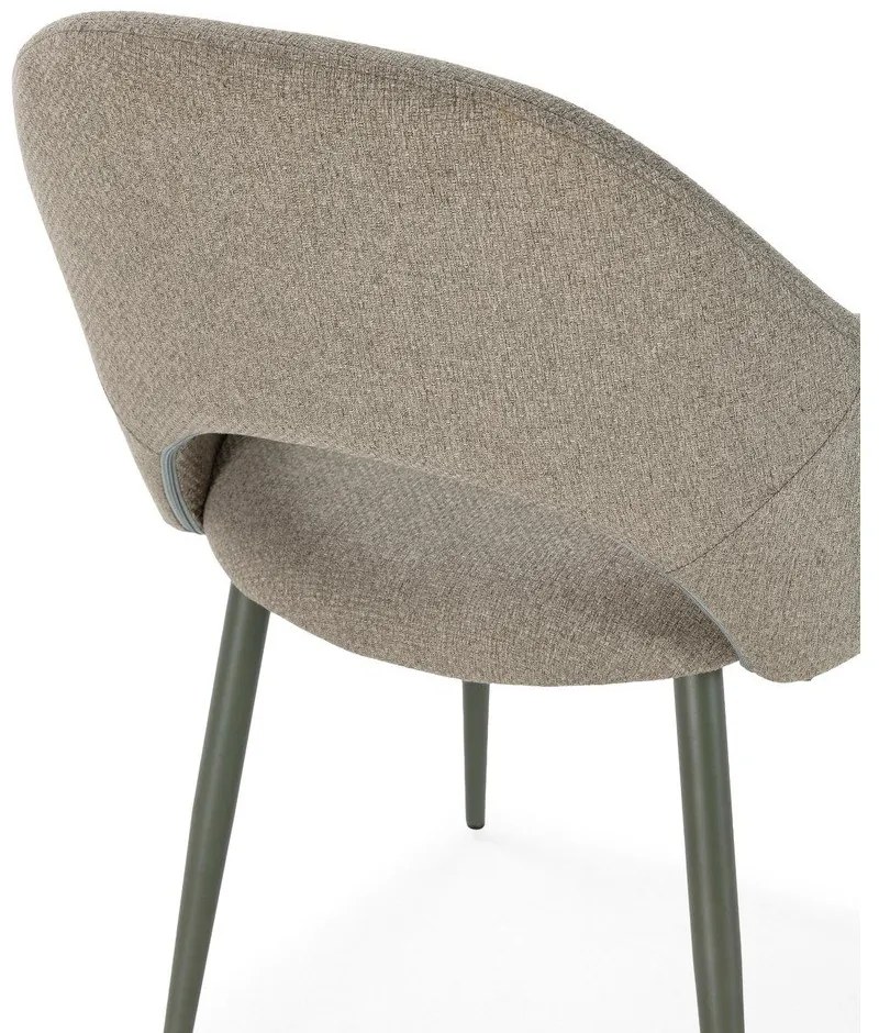 Zelené čalúnené jedálenské stoličky v súprave 2 ks Lia – Marckeric