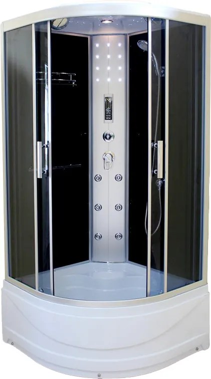 BPS-koupelny Hydromasážny box WSH306AS 90, 90x90 so saunou