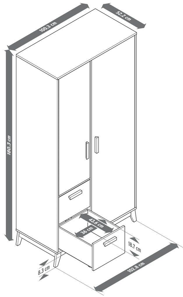 Šatníková skriňa