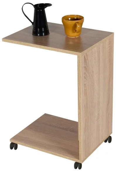 Odkladací stolík 65x35 cm hnedá