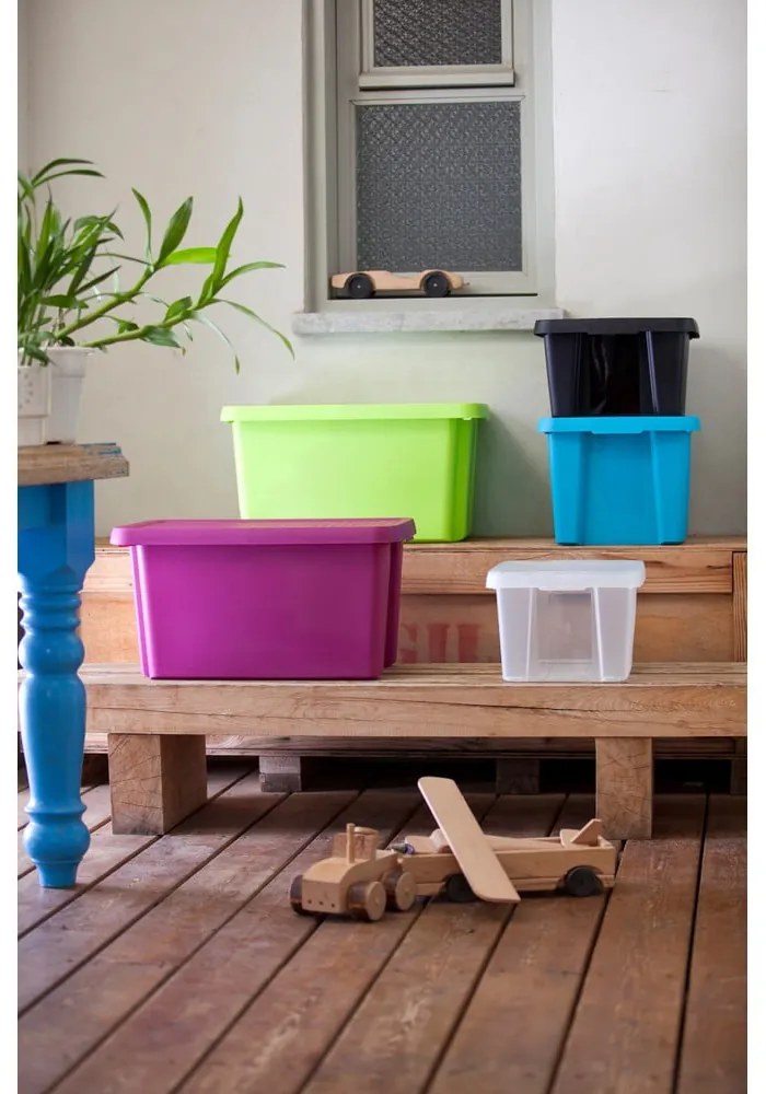 Úložný box s vekom Curver Essentials, 45 l