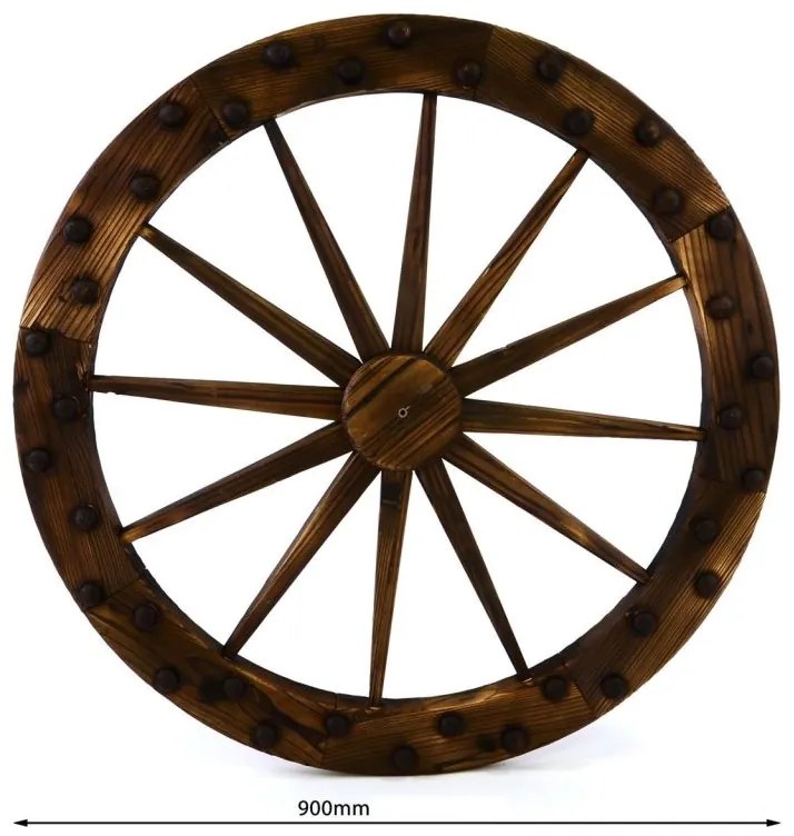 Dekoratívne drevené koleso