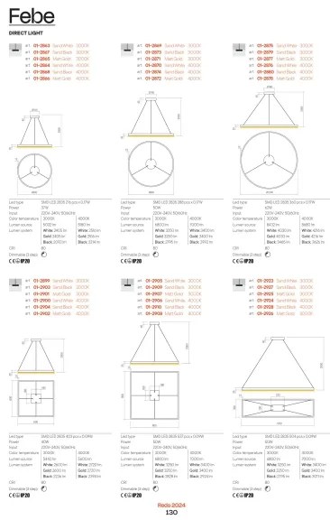 Redo 01-2819 - LED Stmievateľné nástenné svietidlo FEBE LED/24W/230V čierna