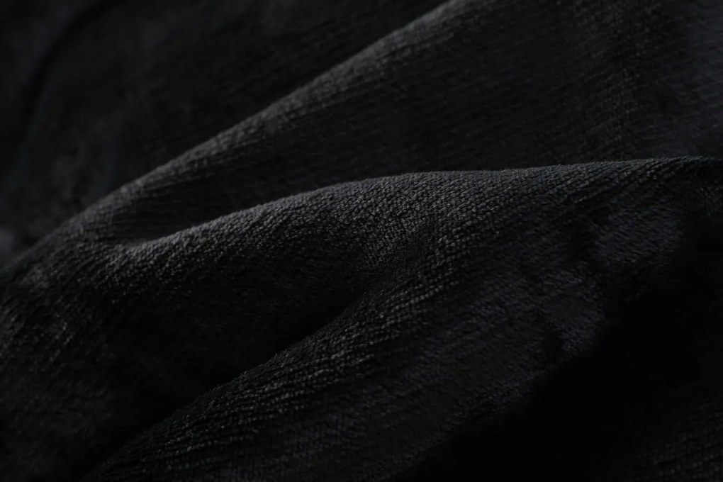 Deka s rukávmi HOODIE čierna