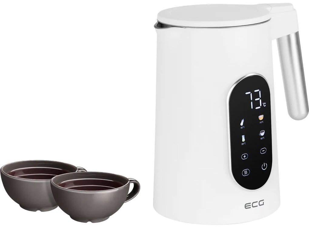 ECG RK 1799 Smart rýchlovarná kanvica, biela