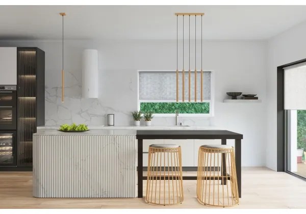 Sollux SL.1171 - Luster na lanku PASTELO 3xG9/8W/230V zlatá