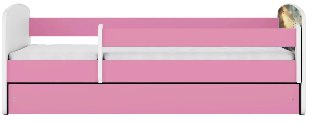 Detská postieľka Babydreams loď ružová