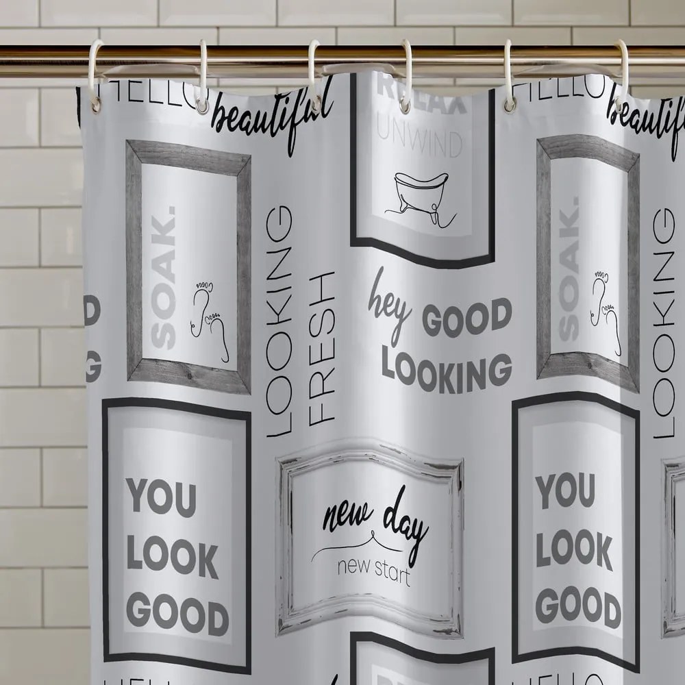 Sprchový záves 180x180 cm Relax and Unwind – Catherine Lansfield