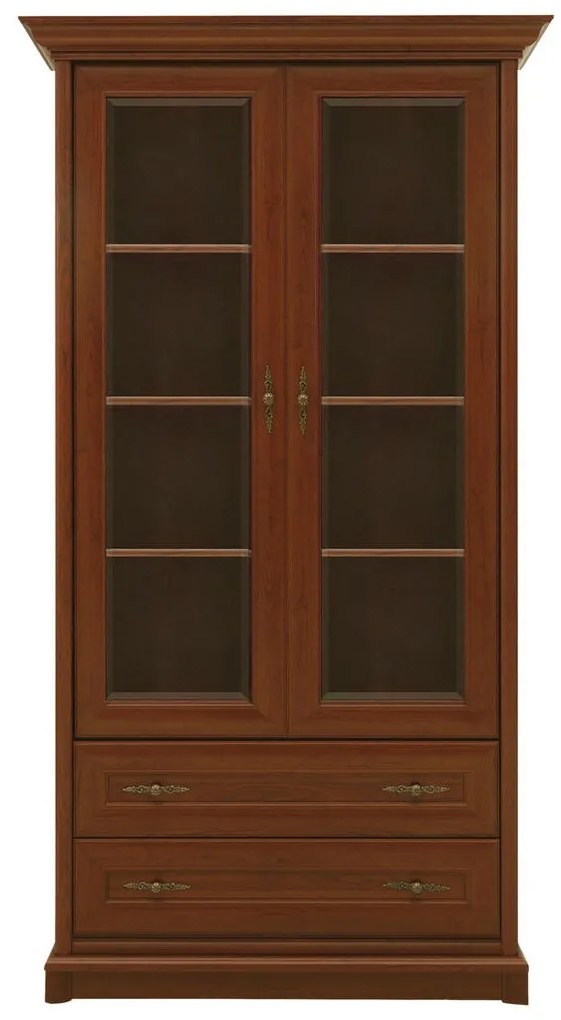 XXXLutz VITRÍNA, farby gaštana, 110/204,5/43 cm} Landscape - Obývacie zostavy - 002427003107