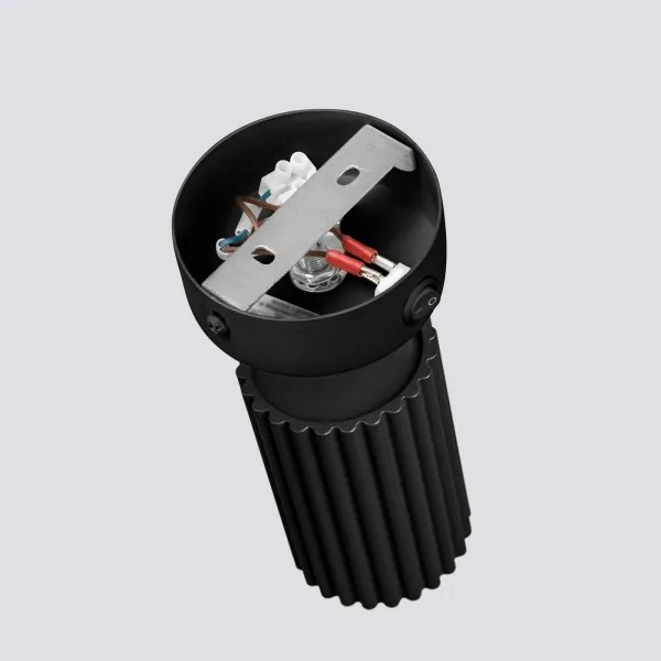 Sollux SL.1579 - Nástenné bodové svietidlo KARBON 1xGU10/10W/230V čierna