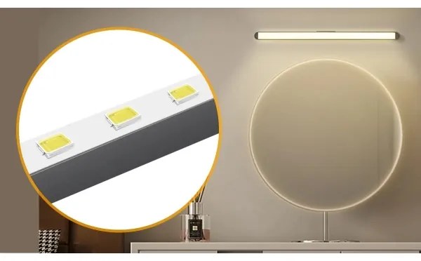 Aigostar - LED Stmievané nabíjacie osvetlenie do zrkadla LED/2,9W/5V