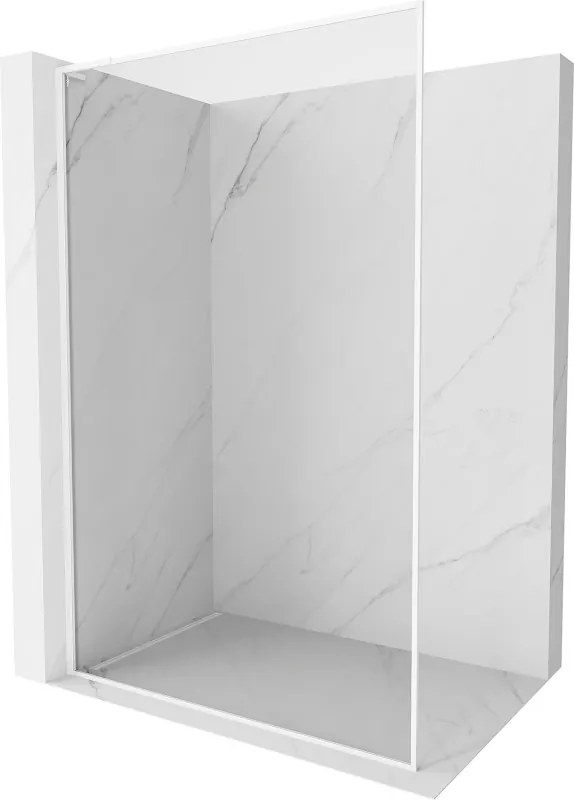 Mexen, Mexen Kioto-XF L sprchová stena s rámom 60 x 202 cm, priehľadná 10 mm, biela - 800-060-174-20-00-XF