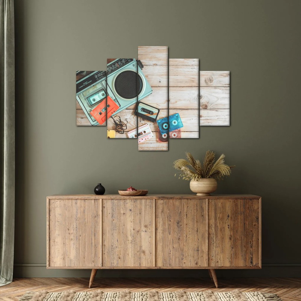 Obraz - Retro rádio (150x105 cm)