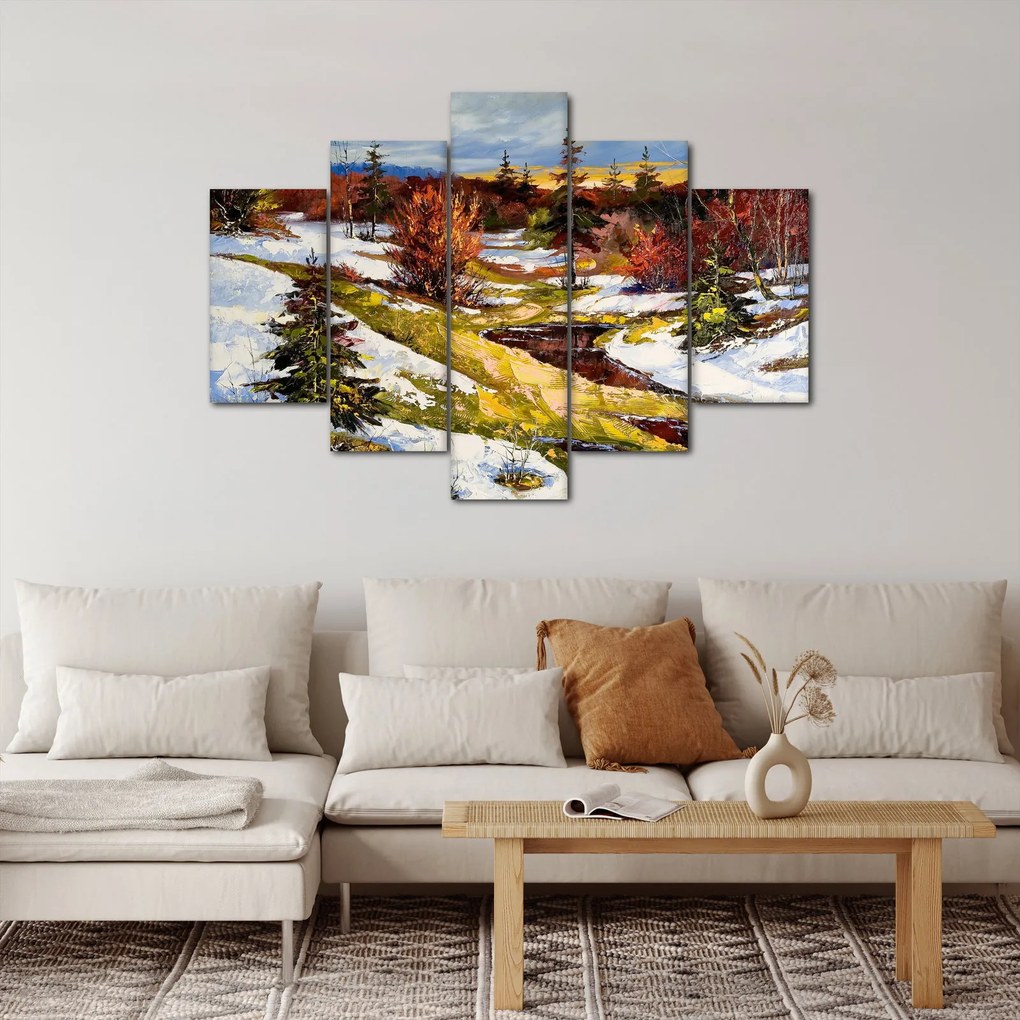 Obraz - Príchod jari (150x105 cm)