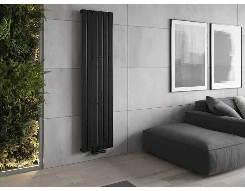 Mexen Boston, vykurovacie teleso 1800 x 452 mm, 888 W, čierna, W213-1800-452-00-70