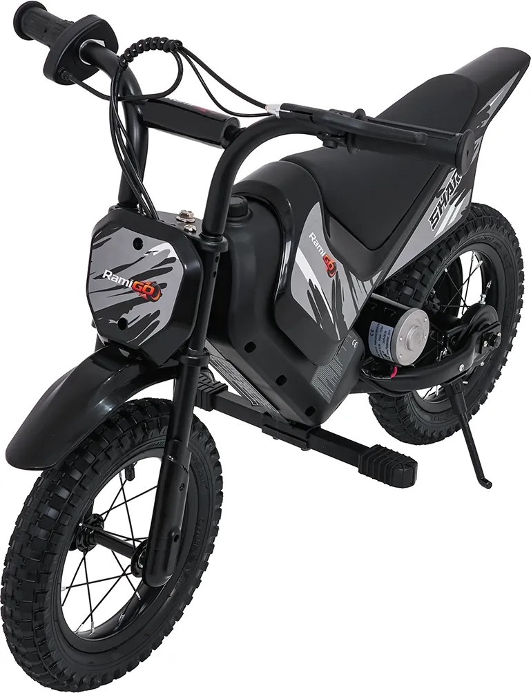 Ramiz Detský elektrický motocykel SHARK čierny