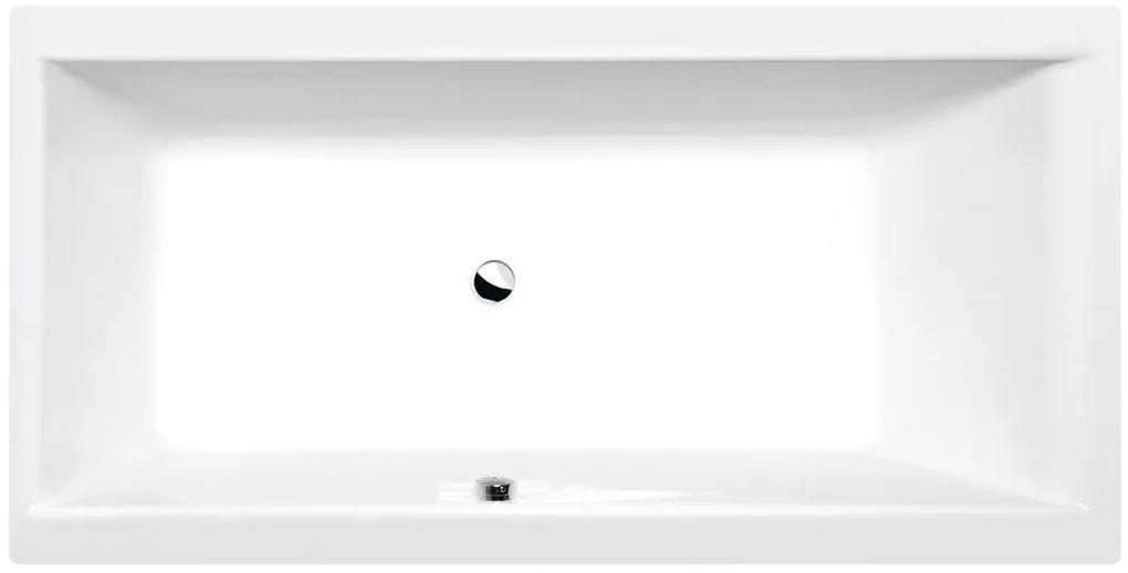 Polysan, CLEO obdĺžniková vaňa 180x90x48cm, biela, 13111