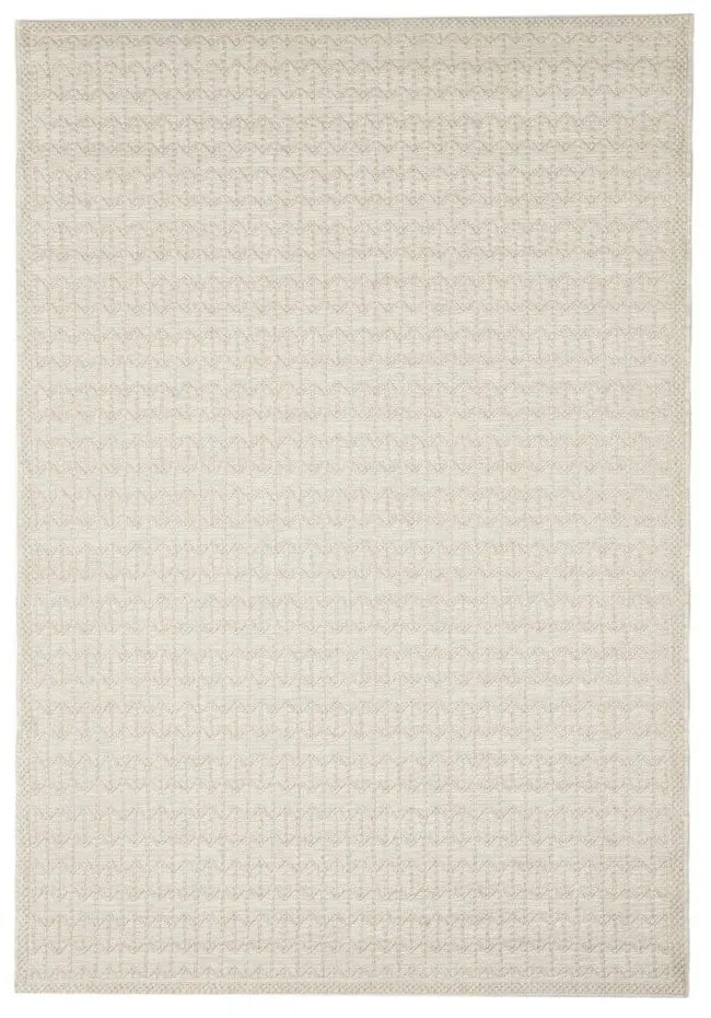 Béžový vonkajší koberec Floorita Stuoia Ecru, 130 × 190 cm