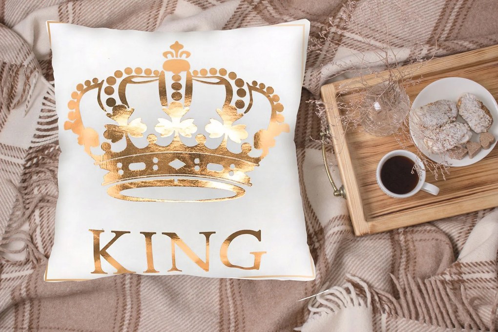 Tutumi Tutumi, obliečka na vankúš 45x45 cm, vzor BC16, biela, NAZ-88024