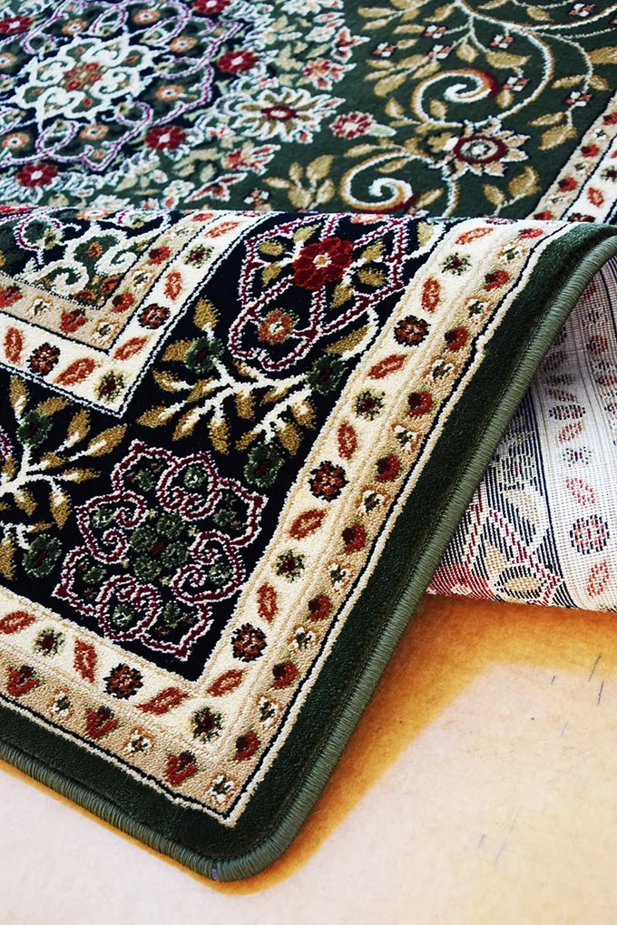 Koberec Anatolia 5858 GREEN – zelený orientálny obdĺžnik Rozmer: 70x100 cm