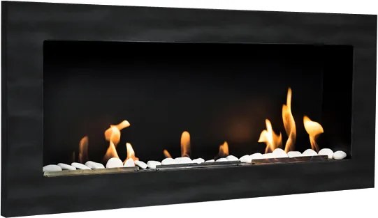 BIOFLAME biokrb Easy M Open Patina antracit 90x40 cm