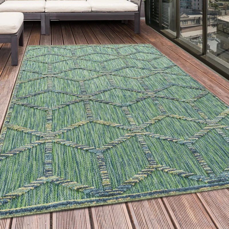 Ayyildiz koberce Kusový koberec Bahama 5151 Green – na von aj na doma - 160x230 cm