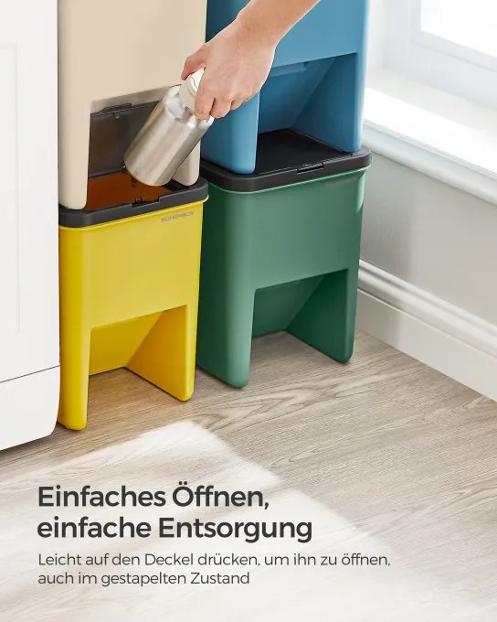 Set štyroch recyklačných odpadkových košov LTB760Q01