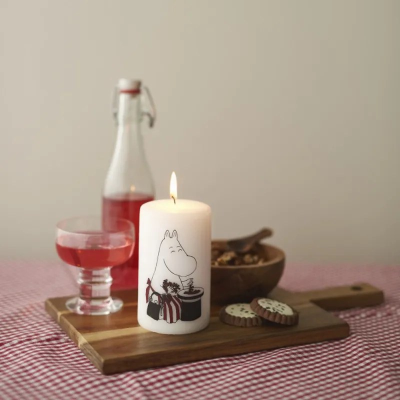 Sviečka Moominmamma, bílá