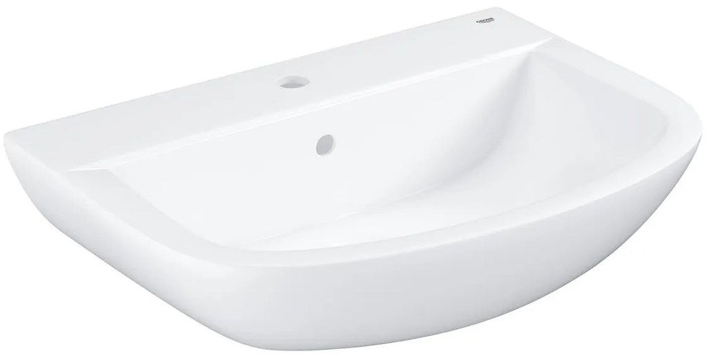 Umývadlo Grohe Bau Ceramic 64,6x46,8 cm alpská biela otvor pre batériu uprostred 39420000