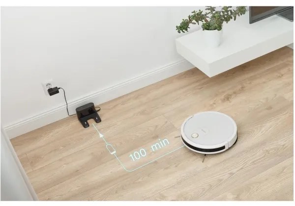 Sencor - Inteligentný robotický vysávač s mopom 2v1 28W/2600 mAh Wi-Fi biela + DO