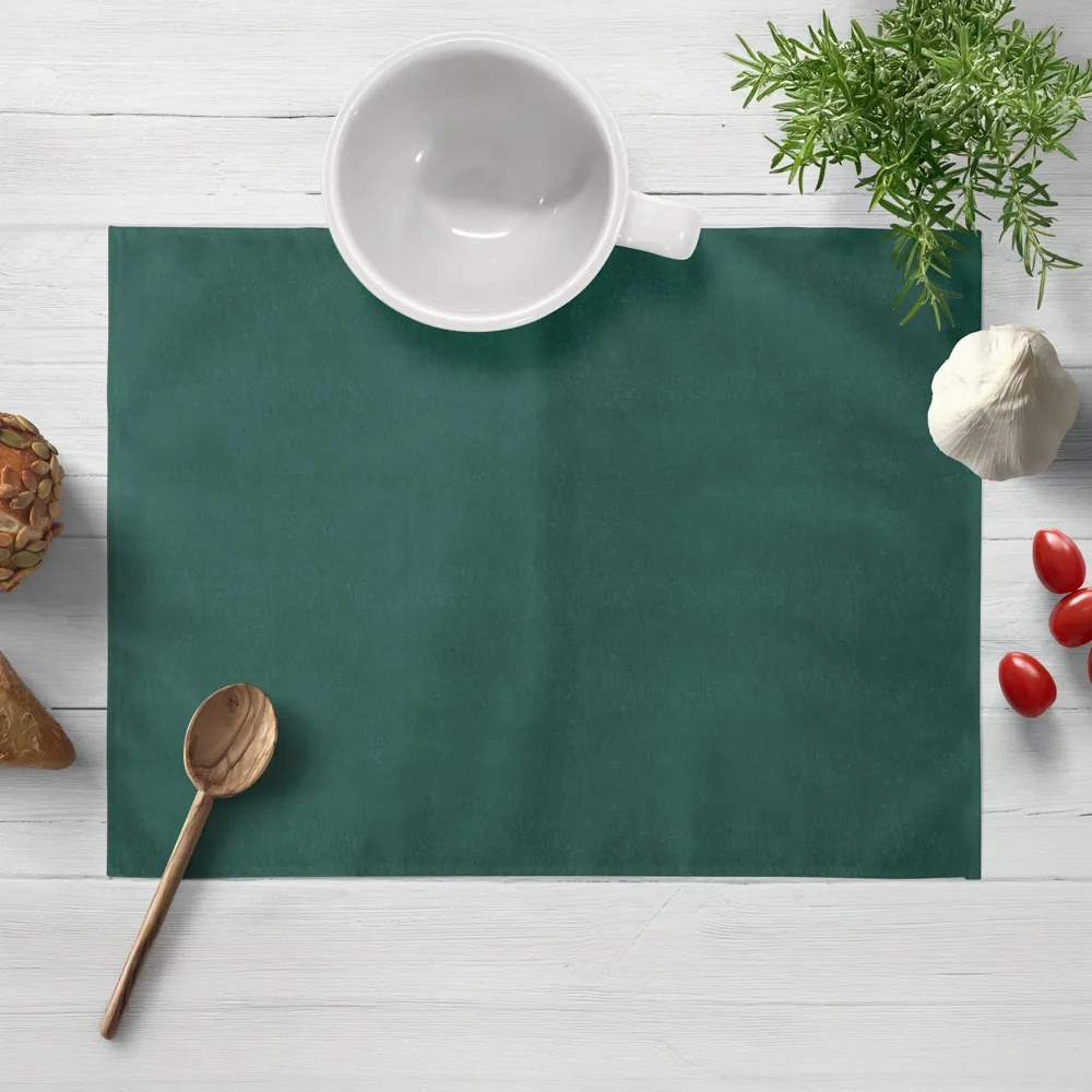 Biante Zamatové prestieranie na stôl SV-036 Ľadovo zelené 2 35x45 cm