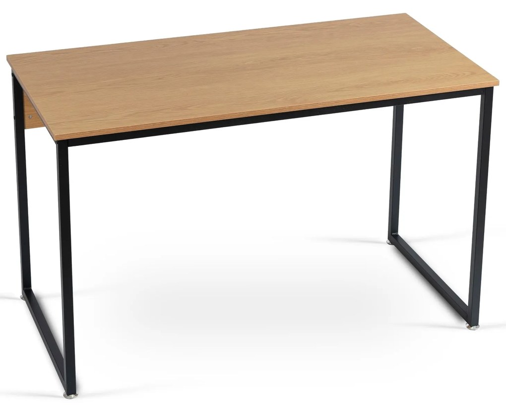 Písací stôl Ross 120 cm dub zlatý/čierny