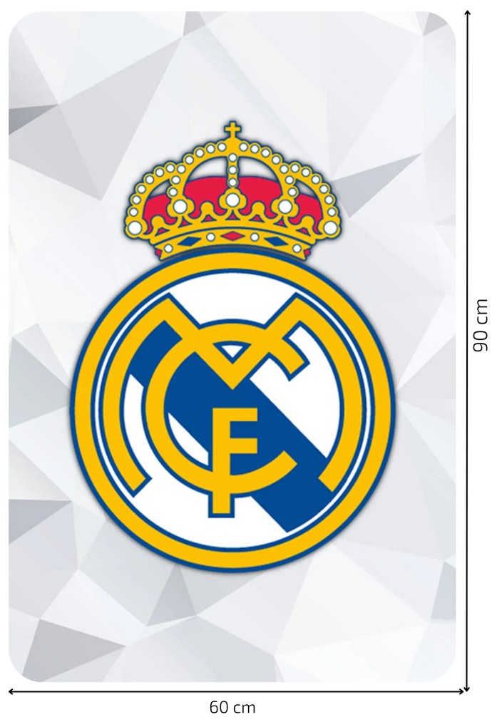 Textilná nálepka na stenu "Real Madrid CF"