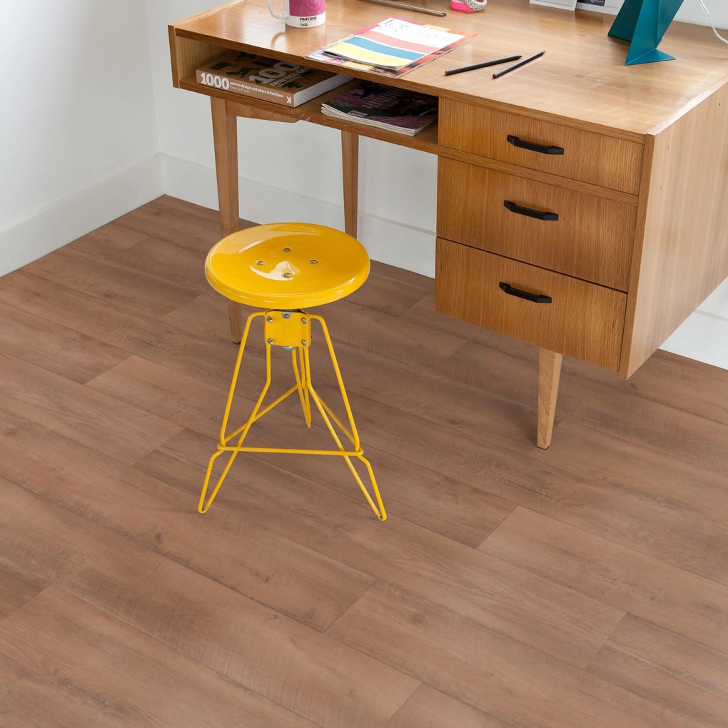 PVC podlaha - lino AladinTex Plus 1236 Cajou Honey, na mieru, šíře 4m, hnedá, filc, chodba / predsieň, Gerflor