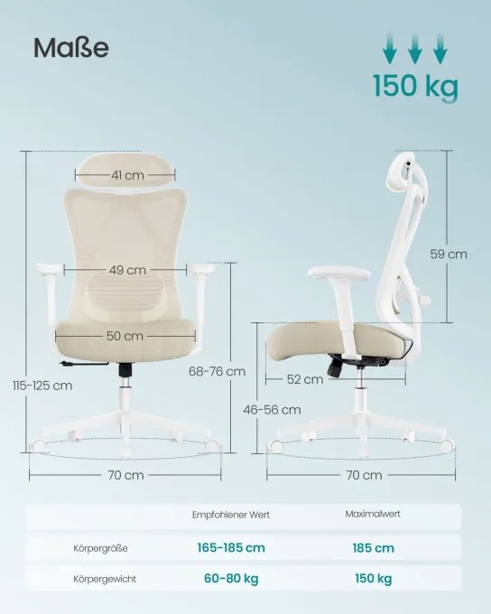 Kancelárska stolička OBN063LH01