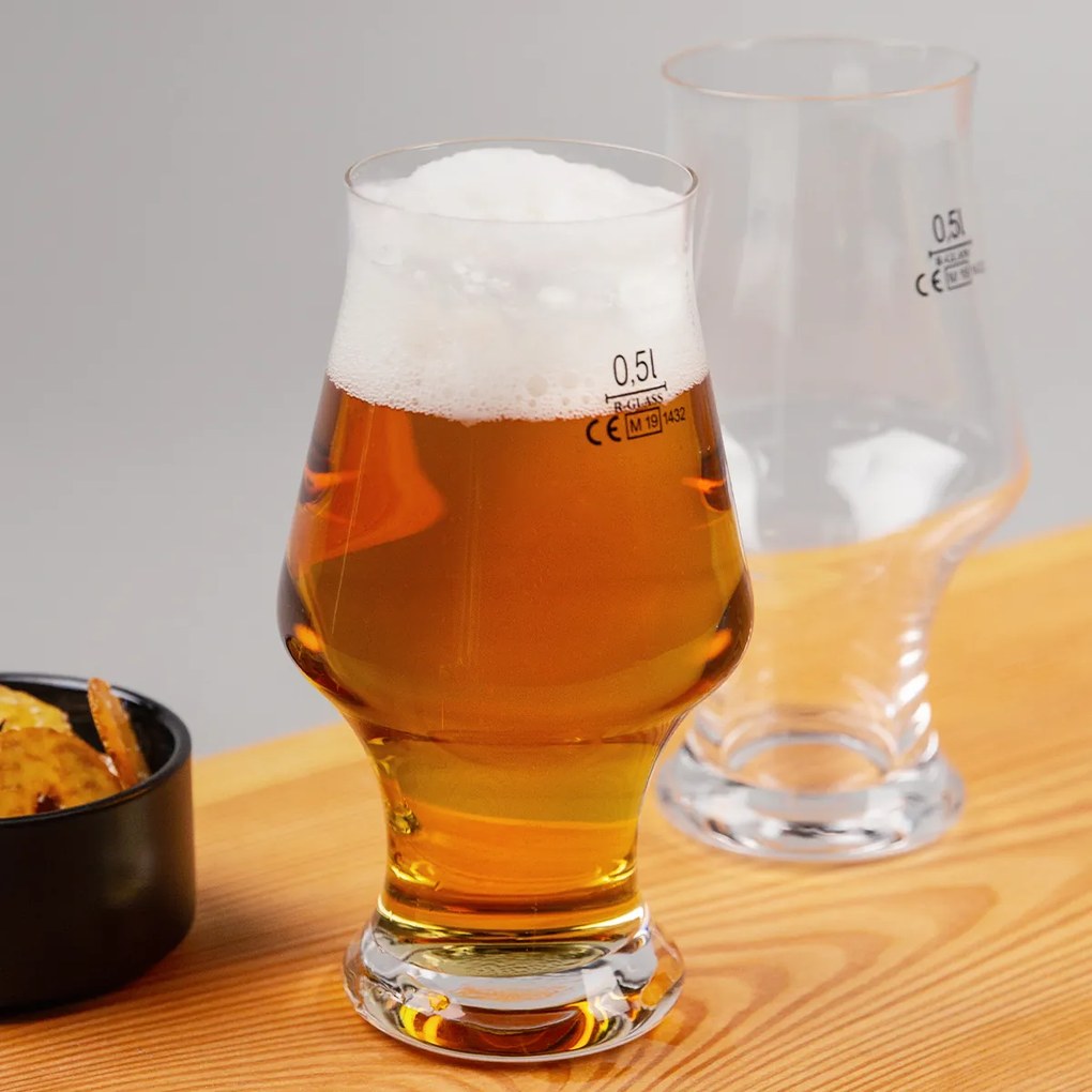 Poháre na pivo 500 ml set 4 ks - Univers Glas Lunasol - 321973
