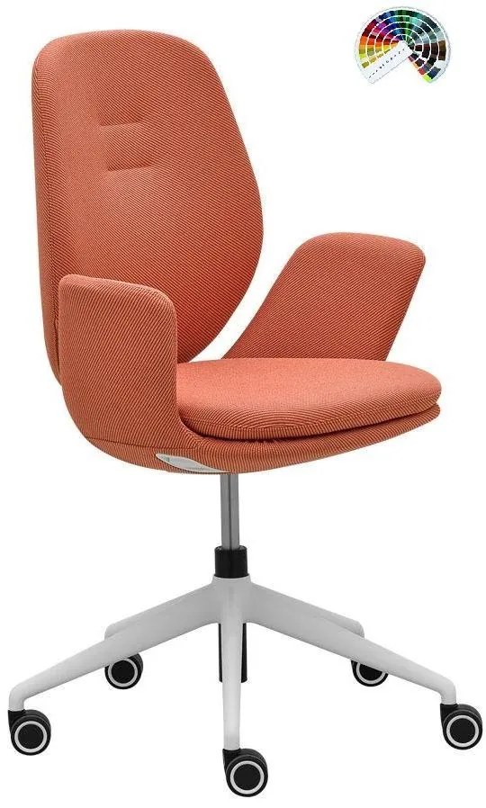 RIM Dizajnové kancelárske kreslo MUUNA čalúnenie URBAN, JET BIOACTIVE, NAIROBI