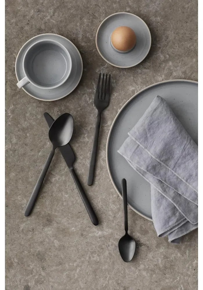 Čierny antikoro príbor 16 ks Stella – Blomus