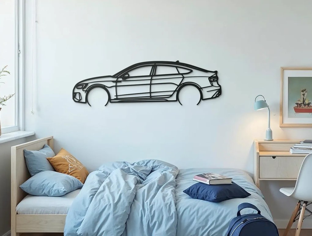 drevko Obraz na stenu RS 5 Sportback Rozmer obrazu: 26,5 x 86 cm, Farba dekorácie: Čierna