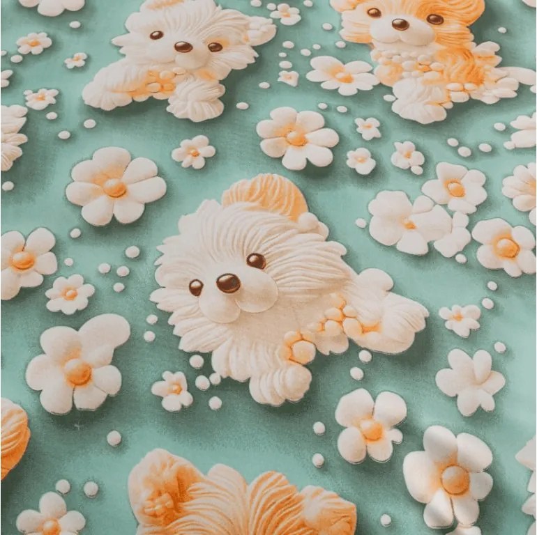 Detské obliečky z mikrovlákna PUPPIFLORA farebné Rozmer obliečky: 70 x 80 cm | 140 x 200 cm